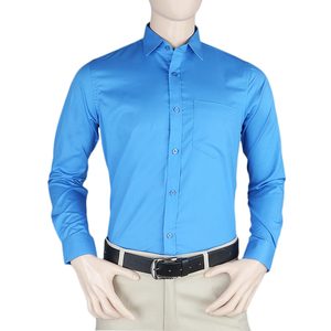 Camisa Formal Lisa para Hombre - Azul - Product Image 2