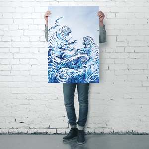 Affiche de Marc Allante : Les vagues qui déferlent - Product Image 1