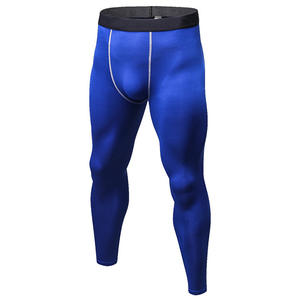 Wholesalers <b>Men's</b> Quick-drying Sweating Breathable <b>Compression</b> <b>Leggings</b> High Elastic Cotton/Bamboo Fiber Outdoor Running Waist - Product Image 6