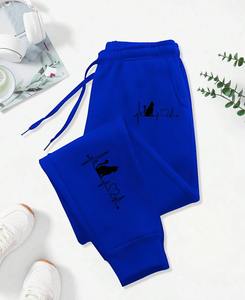 Premium décontracté 3D imprimé femmes pantalon personnalisé respirant à séchage rapide pantalons de survêtement 100% coton biologique nouveau pantalon pour femmes - Product Image 6