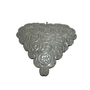 Vente en gros en vrac Décoration de Noël en fer métallique Coeur mural suspendu Ornement mural fini en cuivre pour la décoration de la maison - Product Image 4