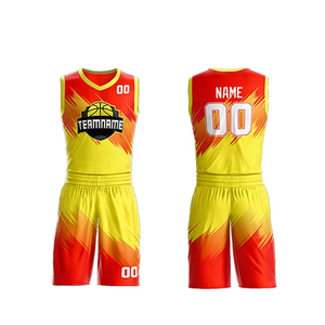 Grande demande Maillot de basket-ball drôle personnalisé Professionnel Imprimé Respirant Logo Design Vente en gros Uniformes de basket-ball d'été - Product Image 3