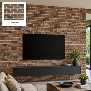 ผนังอิฐตกแต่งลายเฟด้า บรอนซ์ DK3012 - Product Image 4