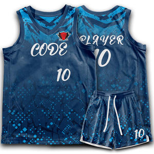 Pantalones cortos de Jersey reversibles más vendidos para hombre, malla de poliéster transpirable de secado rápido, conjunto de uniforme de baloncesto OEM personalizable - Product Image 1