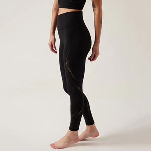Leggings de yoga en coton de haute qualité Leggings de sport sur mesure pour femmes Leggings de gymnastique de nouveau style pour femmes - Product Image 3
