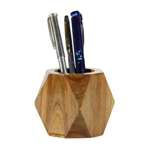 Best Selling Home Office Supplies Vintage Wooden Pen Holder <b>Stationery</b> Storage Holder Box Office School Supplies in Best Price - Product Image 6