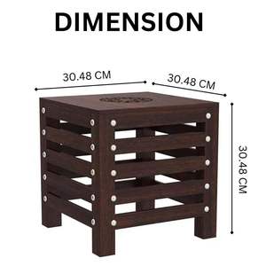 Hermoso taburete hecho a mano de madera Náutica para sentarse sala de estar Oficina balcón decoración muebles para el hogar taburete de mesa pequeño Decoración - Product Image 3