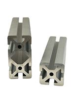 Fabrication de profilés carrés en aluminium extrudé série V T-Solt 6000 20 30 4040 anodisés avec services de pliage et de CNC