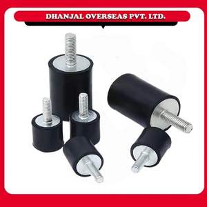 Amortiguadores de bloque silenciosos antivibración industriales EMCO Premium Reducción de ruido a largo plazo Shore a 50 ~ 60 Parachoques de goma roscado - Product Image 2