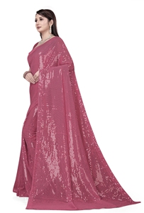 Sarees de travail à impression lourde et séquence de nouveau concepteur avec chemisier fantaisie lancement de vêtements indiens et pakistanais - Product Image 2