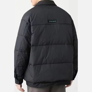 Latest Premium Design Slim Stand Collar Puffer Jacket Men Breathable Quick <b>Dry</b> Warm Winter <b>Coat</b> Streetwear Layering Essential - Product Image 6