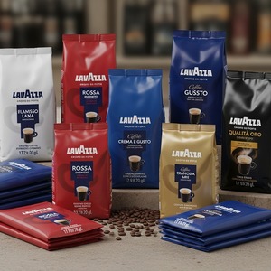 Lavazza เมล็ดเอสเปรสโซและกาแฟบดพร้อมบรรจุภัณฑ์ระดับพรีเมียมสำหรับร้านกาแฟสำนักงานค้าปลีกและผู้ซื้อต่างประเทศ - Product Image 3