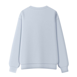 Offre spéciale haute qualité mode personnalisable coton décontracté surdimensionné épais coton plaine O cou hiver sweat 2025 - Product Image 2