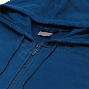 เสื้อมีฮู้ดแบบซิปของผู้ชายผ้าฝ้ายโพลีเอสเตอร์มีฮู้ด - Product Image 4