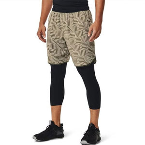 custom logo Quick Dry Gym Jogging shorts Polyester Two <b>Layers</b> Running Workout Gym Shorts For Men - Product Image 6