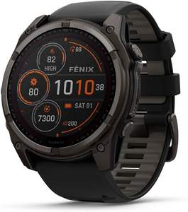 Montre connectée GPS multisports haut de gamme Garmin fenix 8 – 51 mm Solar AMOLED Sapphire, qualité supérieure, longue durée de vie - Product Image 2