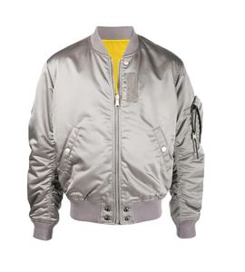 Venta al por mayor de chaqueta bomber de manga larga con logotipo personalizado para hombre, ropa de invierno, chaqueta bomber para hombre de talla adulta a precio barato, logotipo personalizado - Product Image 1
