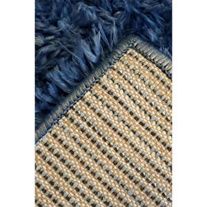 Lagom Navy Shaggy <b>Area</b> <b>Rug</b> <b>Set</b> Soft and Luxurious Shaggy Design for Home Decor - Product Image 3