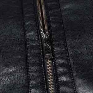 Veste en cuir PU de qualité supérieure pour motocyclette, veste en cuir de vachette avec design tendance pour hommes, nouveauté - Product Image 6