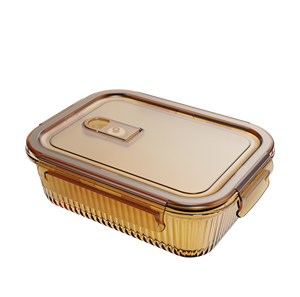 Airtight Glass Food <b>Storage</b> Container Set Lid Leakproof, Glass Lunch Box Meal Prep Container BPA Free <b>Kitchen</b> <b>Storage</b> - Product Image 5