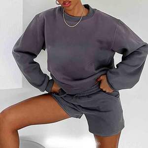 ชุดกางเกงวิ่งขาข้อเท้าสองชิ้นสำหรับผู้หญิงชุดเสื้อผ้าลำลองเป็นมิตรกับสิ่งแวดล้อมชุดฤดูร้อนออกแบบได้ตามต้องการ - Product Image 6