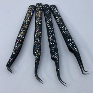 Pinzas para Pestañas de Belleza, Modernas, de Acero Inoxidable Japonés, Punta Puntiaguda, Duraderas, de Precisión, Herramientas de Estilismo de Pestañas de Primera Calidad - Product Image 5