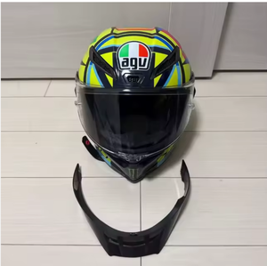 หมวกกันน็อค GP RR Rossi รุ่นใหม่แบบเต็มใบ ทำจากคาร์บอนไฟเบอร์ แบบเปิดหน้า - Product Image 1