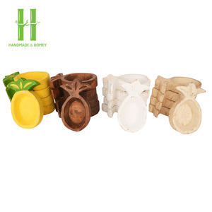 BEST SELLER Bougeoir en bois, bol à bougie en bois pour la décoration de la maison, décoration de vacances, parfait pour la décoration de la maison en provenance du Vietnam - Product Image 6