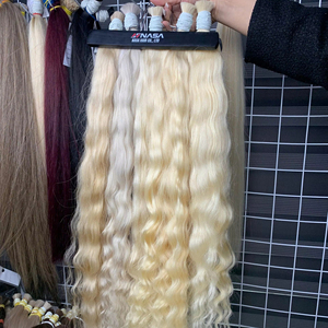 Extensions de cheveux en vrac vente chaude produit 2025 naturel droit Remy vierge cheveux vietnamiens haute qualité Machine Double trame - Product Image 1