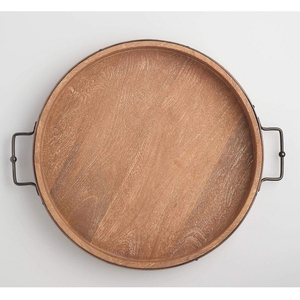 Plateau de service en bois de la plus haute qualité plateau accessoires de cuisine petit déjeuner vaisselle meubles de ferme plateau décoratif plateau - Product Image 3