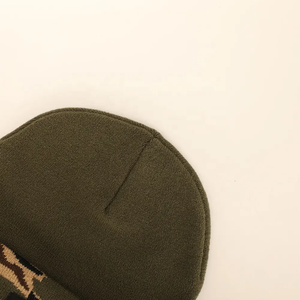 Gorro cálido de invierno con logotipo de etiqueta personalizada, gorro unisex, gorros de punto lisos acrílicos para niños - Product Image 4