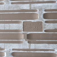 Nouvelle arrivée 300x600mm mur extérieur briques 3d concave convexe Antique mur Villa hôtel extérieur carreaux de porcelaine en céramique pour mur