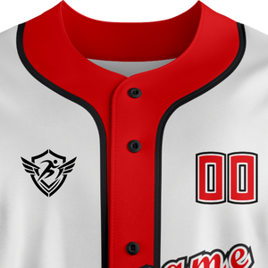Camiseta de Béisbol Personalizada con Botones, Manga Corta, Uniforme de Equipo, Transpirable, de Secado Rápido, de Poliéster, para Entrenamiento y Juegos - Product Image 5