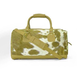 Sacs de voyage de luxe tendance 2025 pour femmes, en cuir véritable, faits à la main, vente en gros, 100 % cuir véritable, polyester, grande capacité - Product Image 2