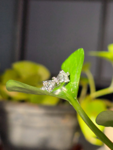 Anillo de Oro Amarillo Sólido de 14K y 18K con Diamante Cultivado en Laboratorio, Corte Corazón, Motivo de Lazo, Nudo Delicado, Joyería de Moda con Diseño Caprichoso - Product Image 2