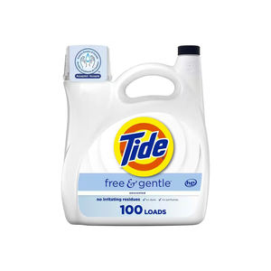Detergente líquido Tide Free & Gentle en botellas grandes disponible para supermercados y distribuidores - Product Image 4