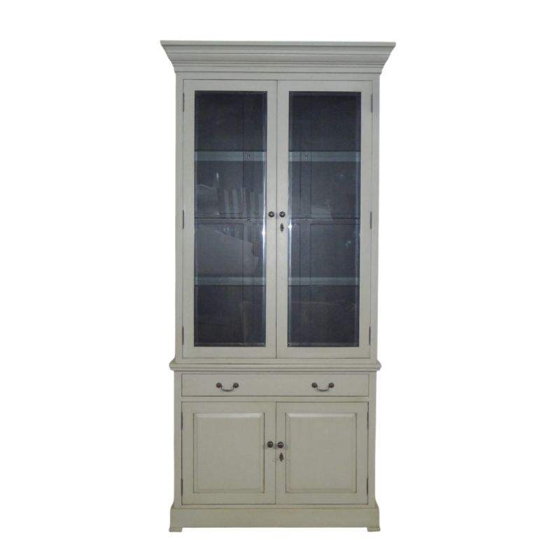 Antique Grey + Black Painted