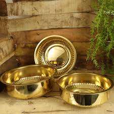 Bol en laiton artisanal indien, finition de qualité supérieure, bol à nouilles pour la décoration de la maison, table - Product Image 2