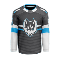 Jersey de Hockey sobre Hielo Sublimado con Diseño de Hoja de Arce Personalizado, Bordado 3D, Secado Rápido, Nombres de Equipos, Tela Twill de 220g, Alta Calidad, Unisex