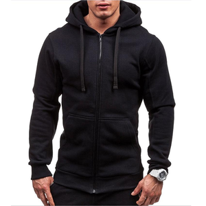 Sudadera con capucha y cremallera para hombre, 100% algodón de calidad superior, estampado de logotipo totalmente personalizable, diseño de ropa de invierno a la venta, MOQ 2 uds. - Product Image 2