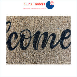 เสื่อประตู100% มะพร้าวธรรมชาติที่มีดีไซน์พิมพ์แบบกำหนดเอง-ซักได้และติดทนนานสำหรับการใช้งานในร่มและกลางแจ้ง - Product Image 4