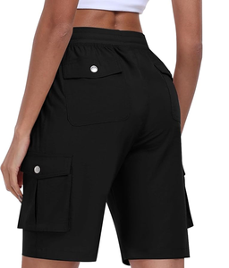 Pantalones Cortos Cargo para Mujer, Pantalones de Senderismo Ligeros, Deportivos, Casuales para Correr - Product Image 3