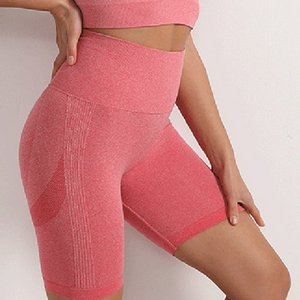 สปอร์ตบราและกางเกงเลกกิ้งแบบไร้ตะเข็บสำหรับผู้หญิง,ชุดโยคะไร้ตะเข็บติดเลกกิ้งแบบสั้นใส่เล่นฟิตเนสได้ตามต้องการ - Product Image 3