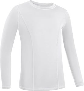 Black Long Sleeve T-<b>Shirt</b> With <b>Flame</b> Design Polyester Material Crew Neck Casual Wear Base Layer - Product Image 6