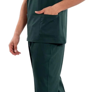 Uniformes Médicos para Hombre al por Mayor, Conjuntos de Uniformes Quirúrgicos Transpirables de Rayón y Elastano para Enfermería - Product Image 5