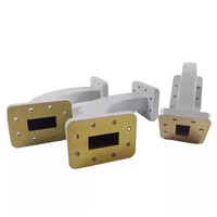 Guide d'ondes de haute qualité à courbure ARC pour micro-ondes et ondes millimétriques, à courbures multiples, plage de fréquences 1,1-173 GHz, VSWR 1,06, avec bride