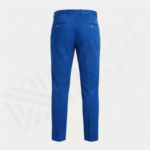 Pantalons chino pour hommes 2023, extensibles, coupe slim, classique, décontractés, pantalons d'été, coton fin, taille élastique, business, léger, personnalisé - Product Image 2