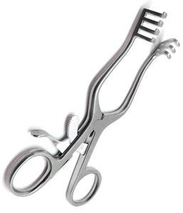 Reusable Manual Self Retaining Retractor 3x4 Blunt Teeth Stainless Steel Surgical <b>Instrument</b> for General Surgery Tissue Exposure - Product Image 4