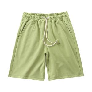 Shorts en molleton pour hommes, tissu doux en coton, vêtements décontractés d'été, taille élastique, coupe décontractée, vêtements de détente - Product Image 4