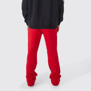 OEM Manufacturer Elastic Waist <b>stacked</b> <b>Joggers</b> Custom Logo <b>Stacked</b> Men Sweat Pants Flare Sweatpants for sale - Product Image 2